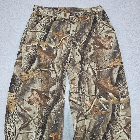 Carhartt B158 CMO RealTree Camo Men's Dungaree 36x34 Canvas Pants Carpenter